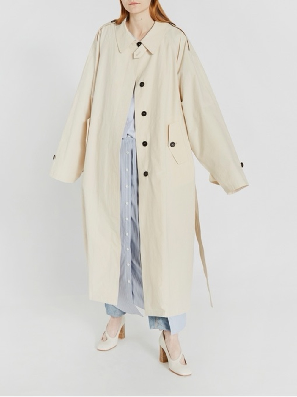 RECTO | OVERSIZED TRENCH COAT | LIGHT BEIGE